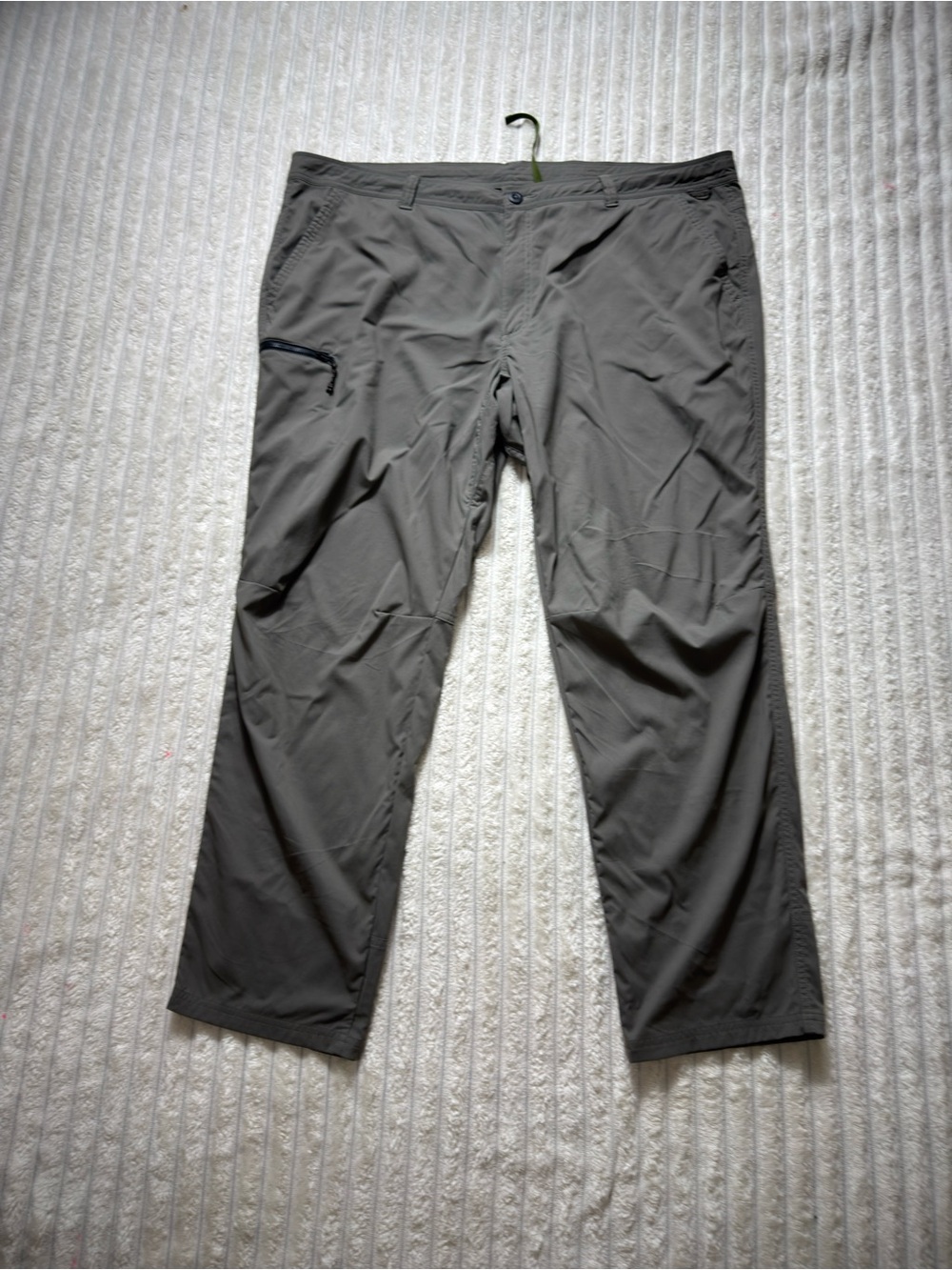 REI Co-op Gray Nylon/Spandex Hiking Pants 44W x 32L Not Insect Repellent Treated